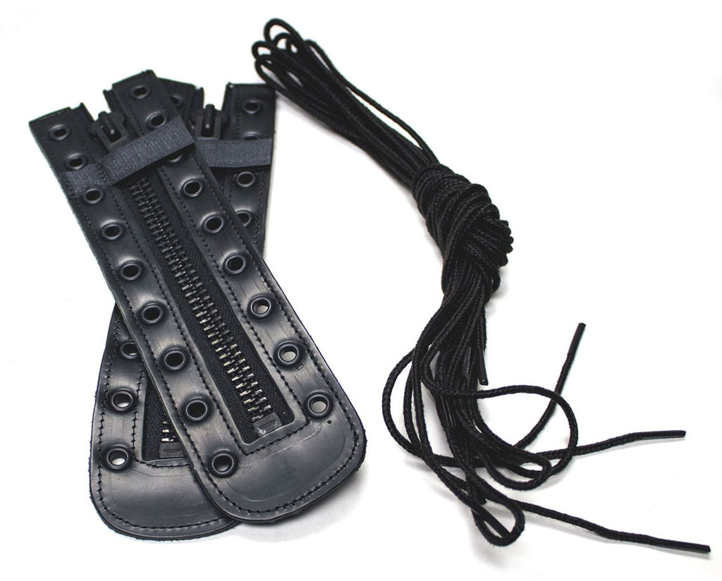 Lacing Firefighter Boots with a Boot Zipper 